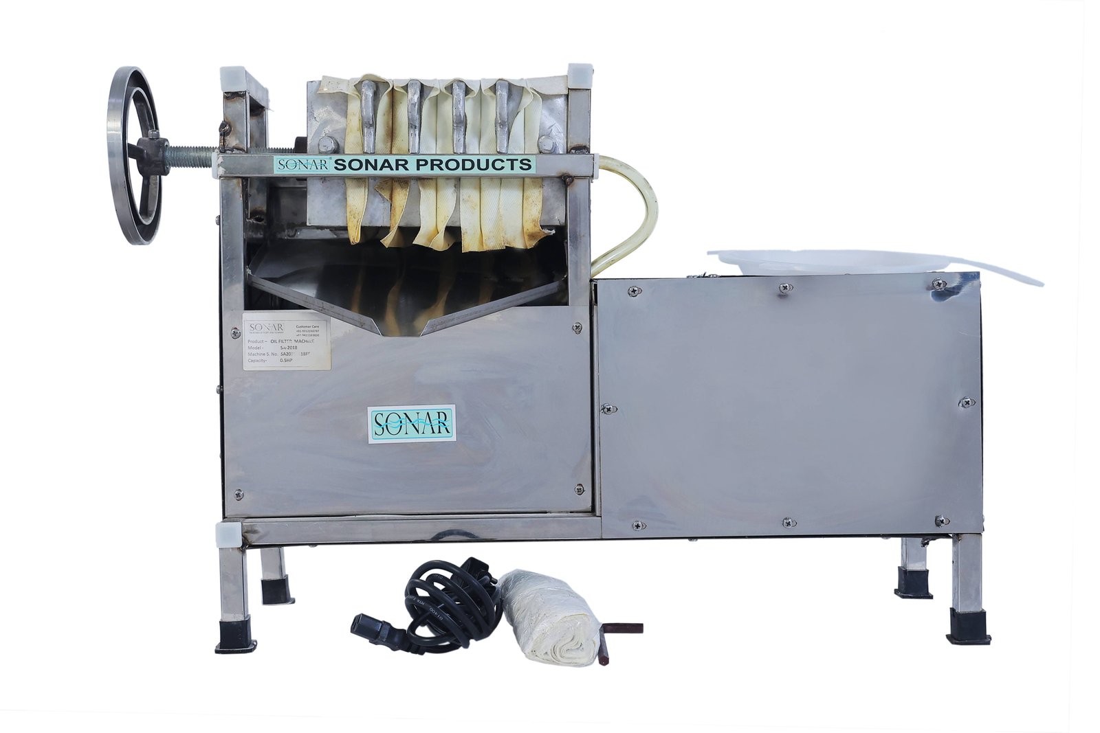 5 Plate Oil Filter Machine